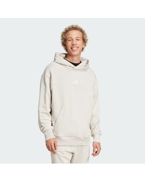 adidas All Szn French Terry Hoodie - Natural