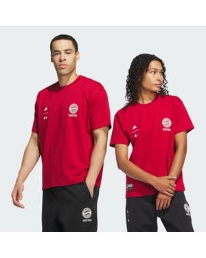 adidas Fc Bayern Home/Away T-Shirt (Gender Neutral) - Red