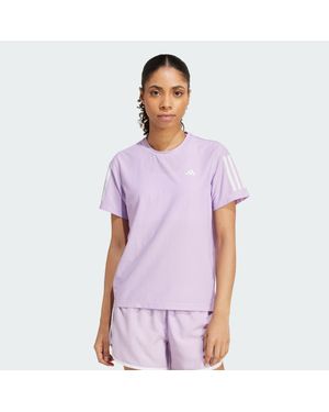 adidas Own The Run T-Shirt - Lila