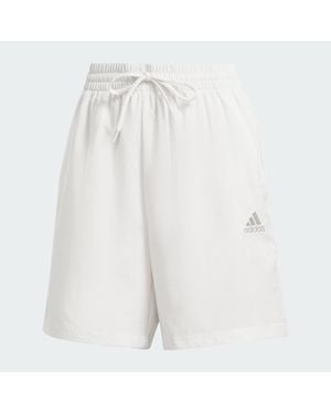 adidas Aeroready Essentials Chelsea Small Logo Shorts - White