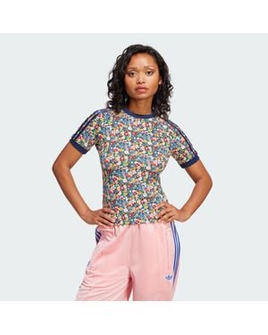 adidas Camiseta Originals X Liberty London Cali - Azul