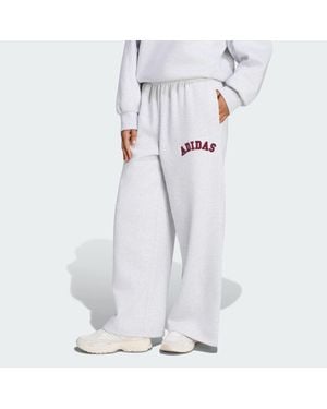 adidas 3-Stripes Joggers - White