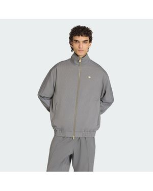 adidas Chaqueta Firebird Loose Pinstripes - Gris