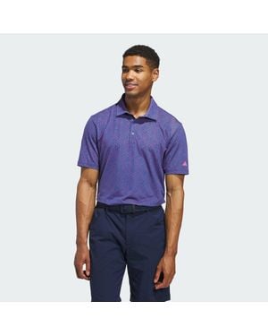 adidas Ultimate365 Mesh Tango Print Climacool Polo Shirt - Azul