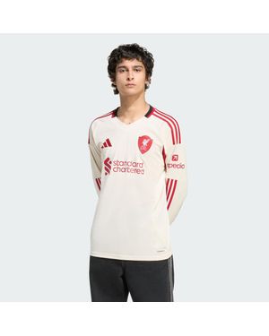 adidas Liverpool Fc 25/26 Long Sleeve Away Jersey - Red