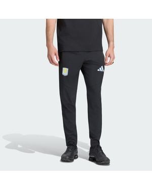 adidas Aston Villa Fc Tiro Travel Tracksuit Bottoms - Black