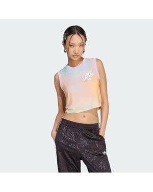 adidas Love Unites All Over Print Tank Top - Blue