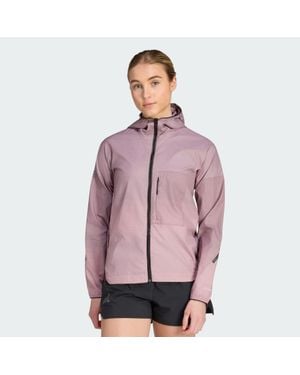 adidas Terrex Xperior Clima365 Light Windweave Jacket - Purple