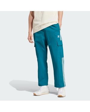 adidas Originals Adicolor Classics 3-Stripes Cargo Trousers - Blue