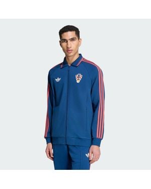 adidas Chaqueta Himno Segunda Equipación Croacia - Azul