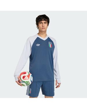 adidas Camiseta Técnica De Calentamiento Italia 26 Segunda Equipación - Azul