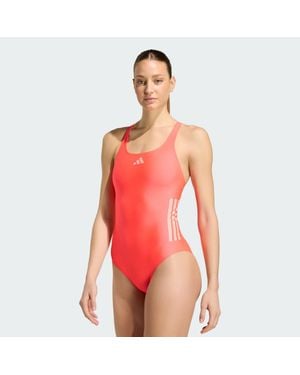 adidas Bañador C-Back 3 Bandas - Rojo