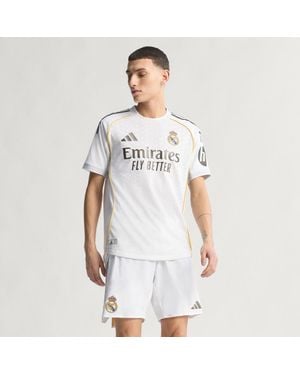 adidas Camiseta Primera Equipación Real Madrid 25/26 Authentic - Blanco