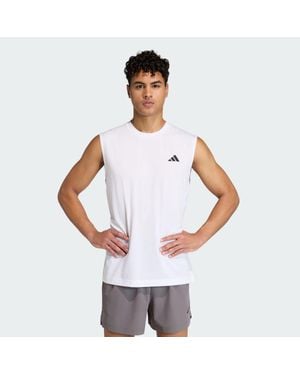 adidas Workout Essentials Feelready Ärmelloses T-Shirt - Weiß