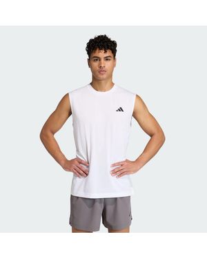 adidas Workout Essentials Feelready Sleeveless T-Shirt - White