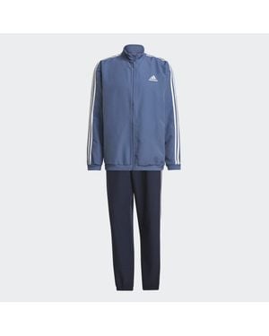 adidas Aeroready Essentials Regular-Fit 3-Stripes Track Suit - Blue