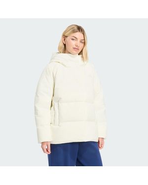 adidas Chaqueta De Plumón Con Capucha Helionic - Blanco