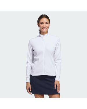 adidas Performance Textured Full-Zip Jacket - White