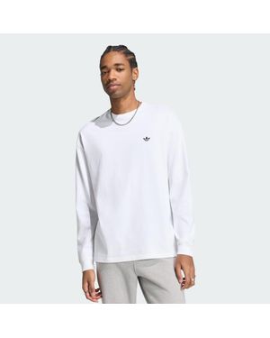 adidas Trefoil Essentials Longsleeve T-Shirt - White