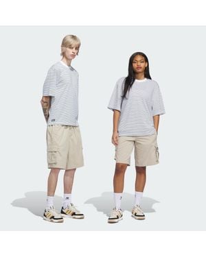 adidas Pantalón Corto Diseño Tipo Cargo Skateboarding - Blanco