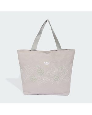 adidas Originals Floral Tote Bag - White