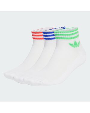 adidas 3-Streifen Ankle Socken, 3 Paar - Grün