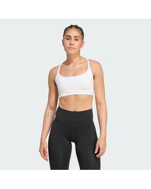 adidas Sujetador All Me Sujeción Ligera - Gris