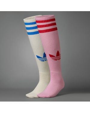 adidas Adicolor 70s Kniekousen 2-pack - Rood