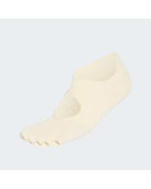 adidas Yoga Pilates 5 Toe Socks - Natural