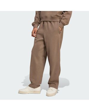 adidas Premium Essentials Open Hem Joggers - Brown