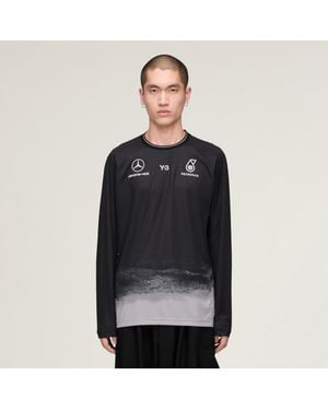 adidas Y-3 Mercedes Mechanics Jersey Long Sleeve - Black