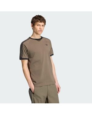 adidas 3-Stripes T-Shirt - Brown