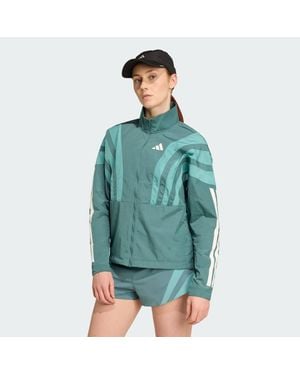 adidas Adizero Archive Running Jacket - Green