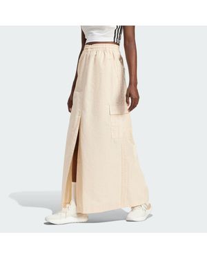 adidas Originals Premium Essentials Maxi Skirt - Natural