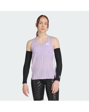 adidas Adizero Running Singlet - Purple