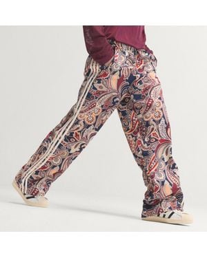 adidas Liberty London Firebird Satin Trackpant - Pink