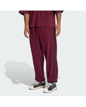 adidas Adicolor 3 Stripes Cuffed Joggers - Red
