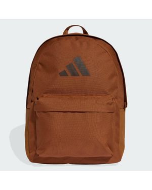 adidas Mochila Classic 3 Bar Logo - Marrón