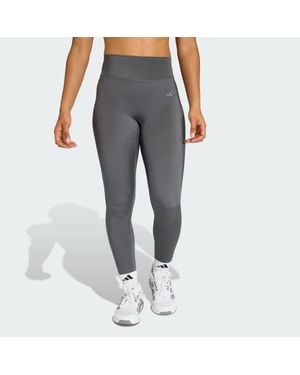 adidas Optime Essentials Workout Shine 7/8 Leggings - Grey