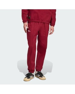 adidas Arsenal Terrace Icons Drill Tracksuit Bottoms - Red