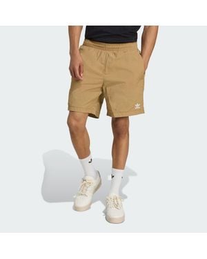 adidas Trefoil Essentials Woven Shorts - Natural