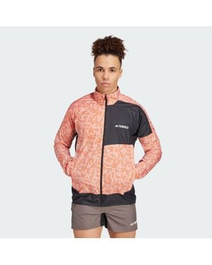 adidas Terrex Trail Running Wind Jacket - Multicolour