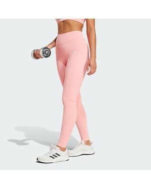 adidas Optime Full-Length Leggings - Orange