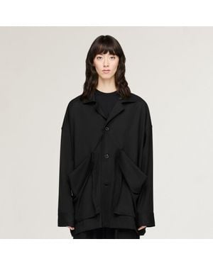 adidas Y-3 Wool Chore Coat - Black