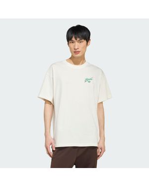adidas City Fishermen Graphic Oversized T-Shirt - White