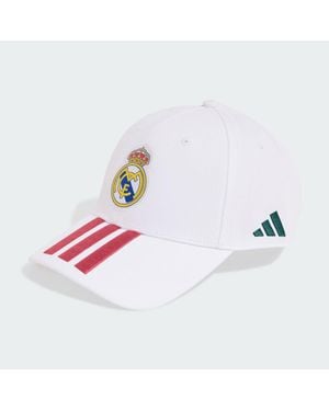 adidas Real Madrid Baseball Kappe - Weiß
