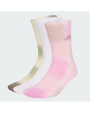 adidas Tie-Dye Socks 3 Pairs - Pink