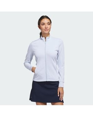 adidas Performance Textured Full-Zip Jacket - White