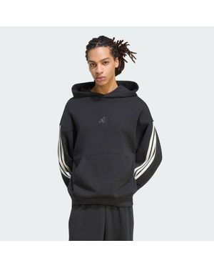 adidas Sudadera Con Capucha Kit 3 Stripes - Negro