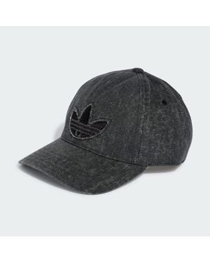 adidas Kappe, Gewaschener Denim - Schwarz
